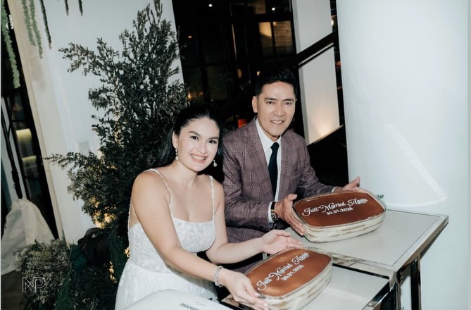 Pauleen Luna Sotto wedding celebration with Mascarpone Cake